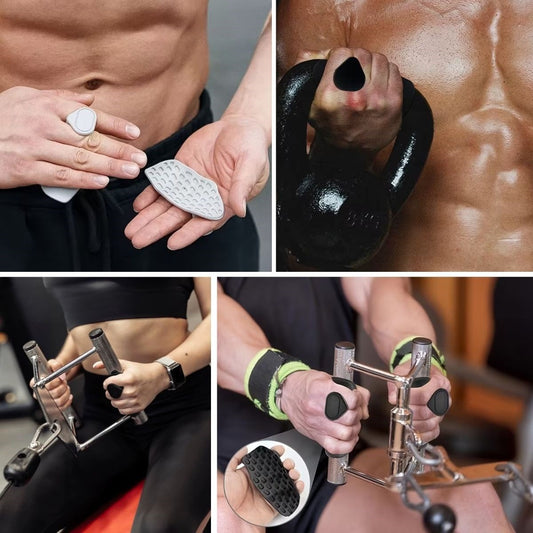 2 Adet Sporcu El Koruma Silikonu – Fitness, Ağırlık Kaldırma ve Antrenman İçin Kaymaz El Pedi