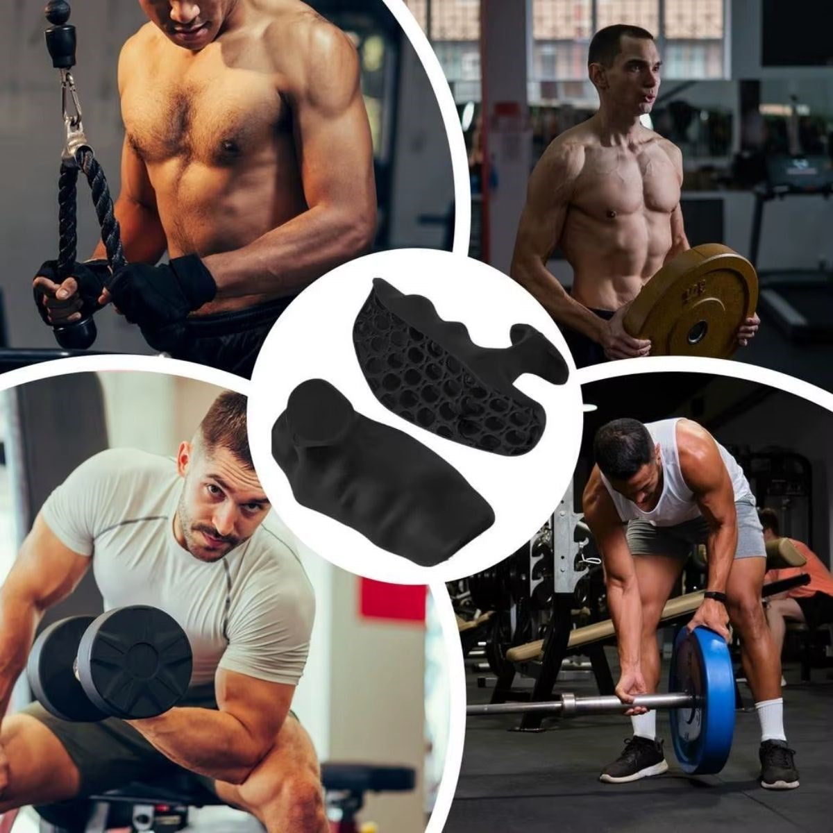 2 Adet Sporcu El Koruma Silikonu – Fitness, Ağırlık Kaldırma ve Antrenman İçin Kaymaz El Pedi