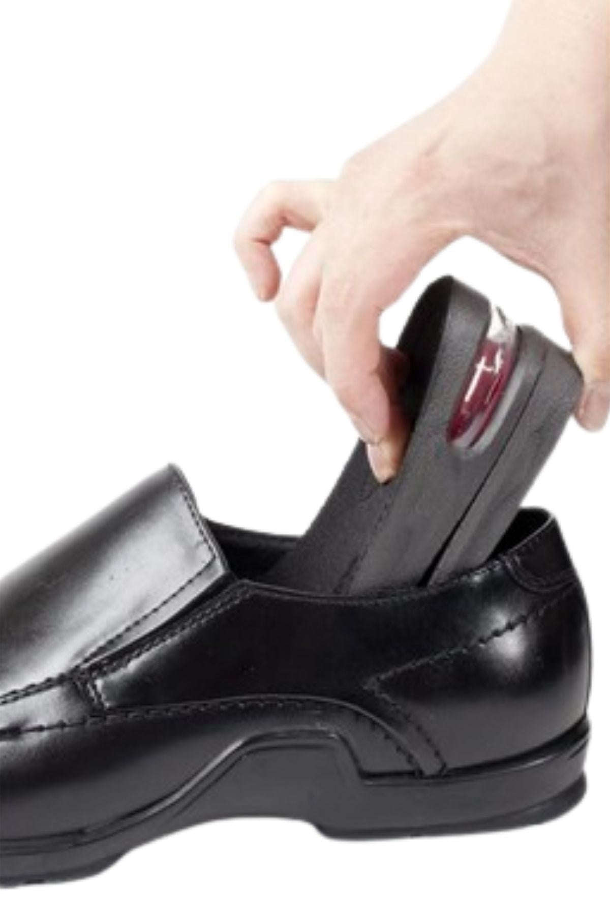 5 cm Boy Uzatıcı Silikon Ortopedik Topuk Tabanlık – Yüksek Konforlu Gizli Yükseltici Ped (Unisex)