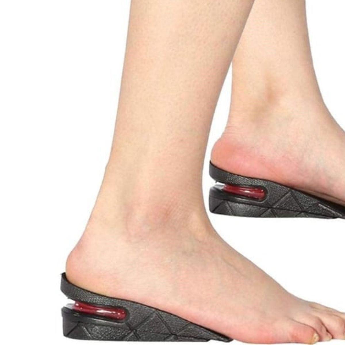 5 cm Boy Uzatıcı Silikon Ortopedik Topuk Tabanlık – Yüksek Konforlu Gizli Yükseltici Ped (Unisex)