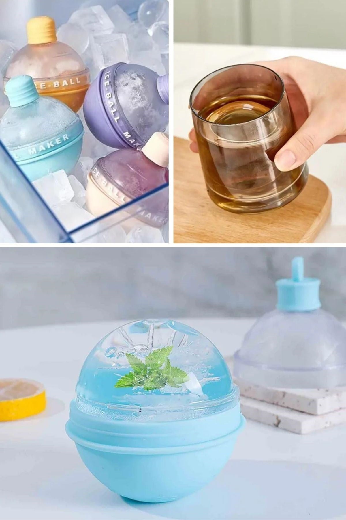 Hunili Altı Silikon Kolay Çıkabilen Büyük Boy Küre Buzluk