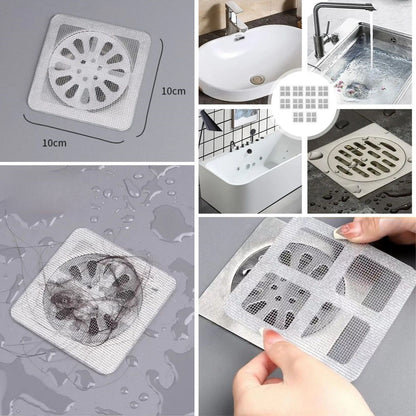 10'lu Banyo ve Mutfak Lavabo Koku Önleyici ve Haşere Böcek Önleyici Gider Filtresi