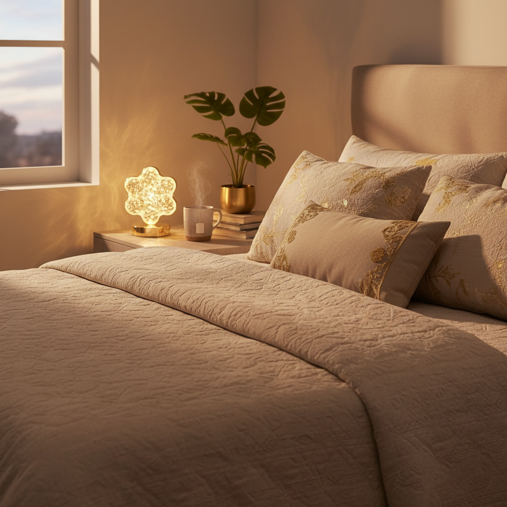 Çiçek Lamba - Yatak Odası